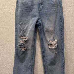 JBD Just Black Denim Distressed High Rise Straight Leg Size 29